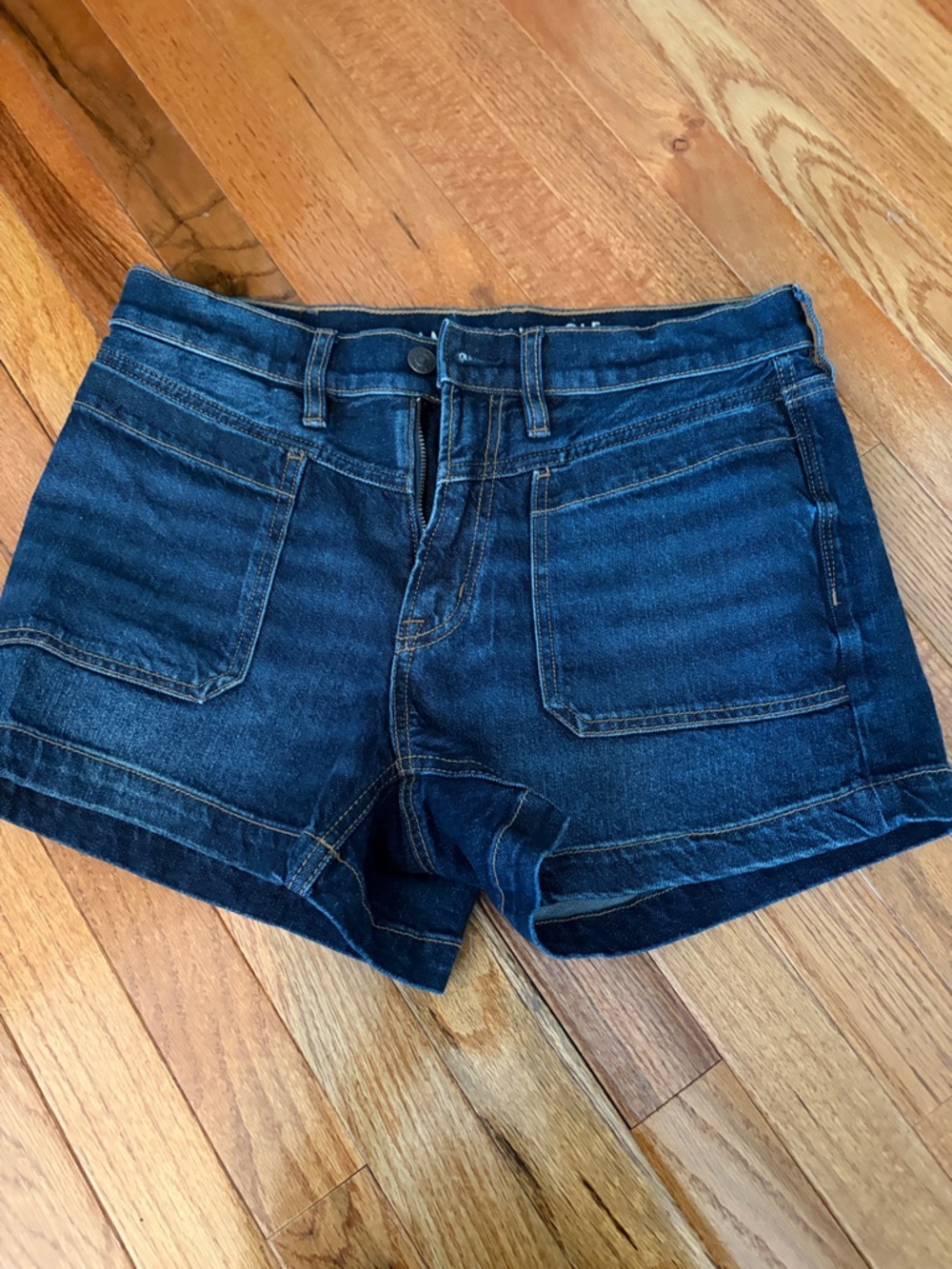 American Eagle Outfitters Dark Indigo Denim Shorts
